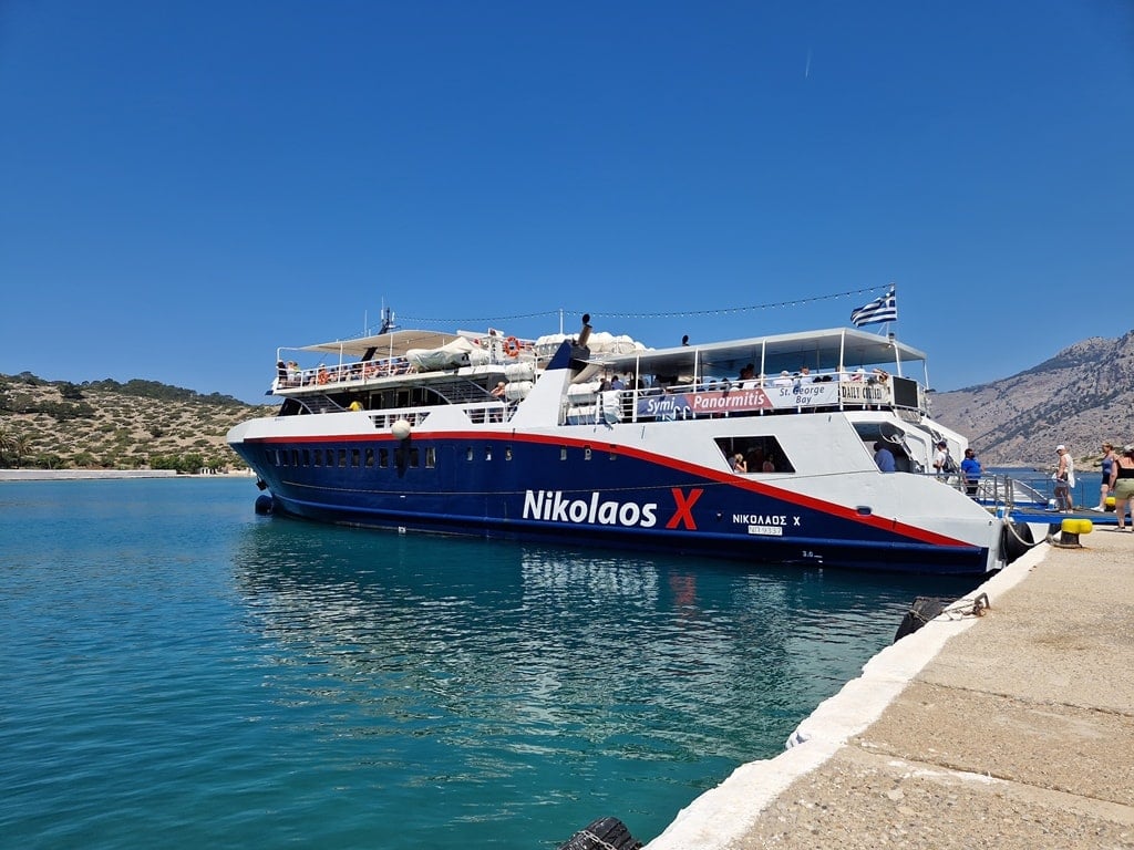 a boat trip from Rhodes to Symi
