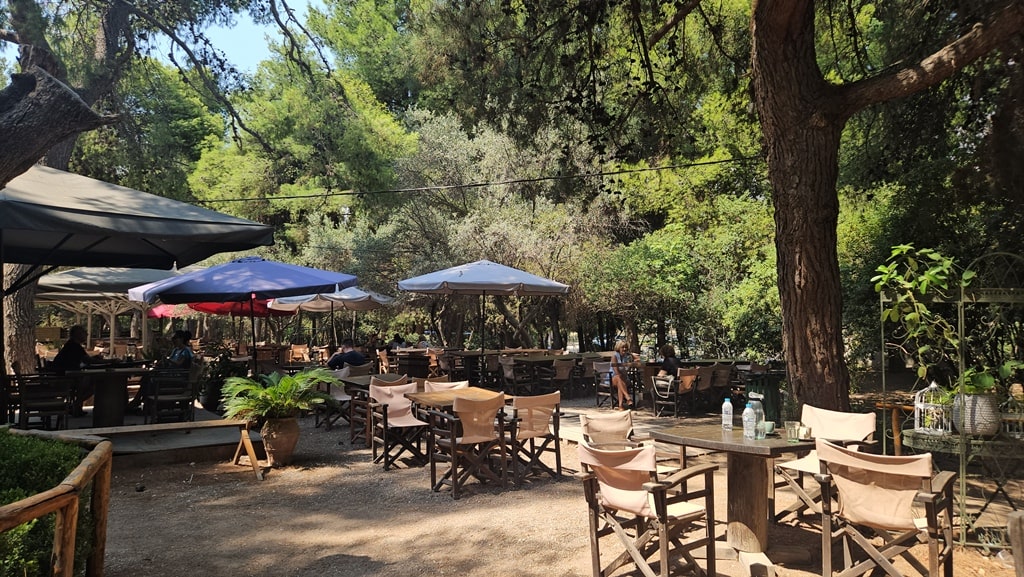 Diomedes Botanical Garden cafe