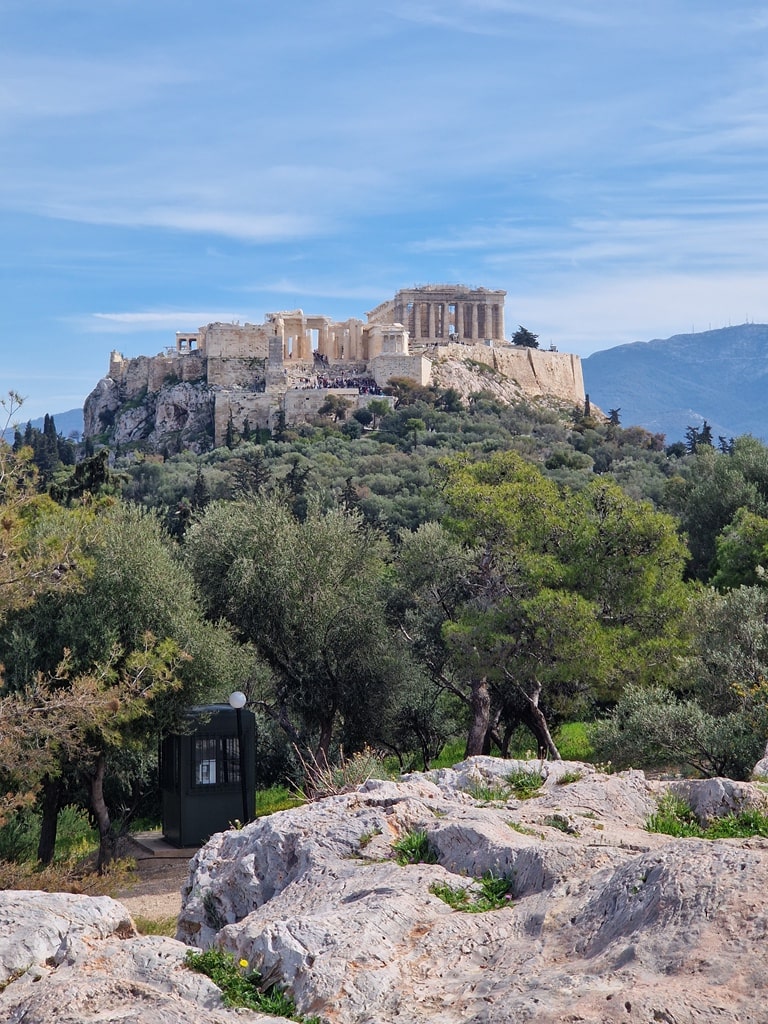 view from Pnyx in Athens